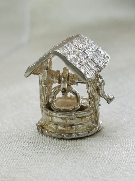 Vintage Silver Charm Wishing Well