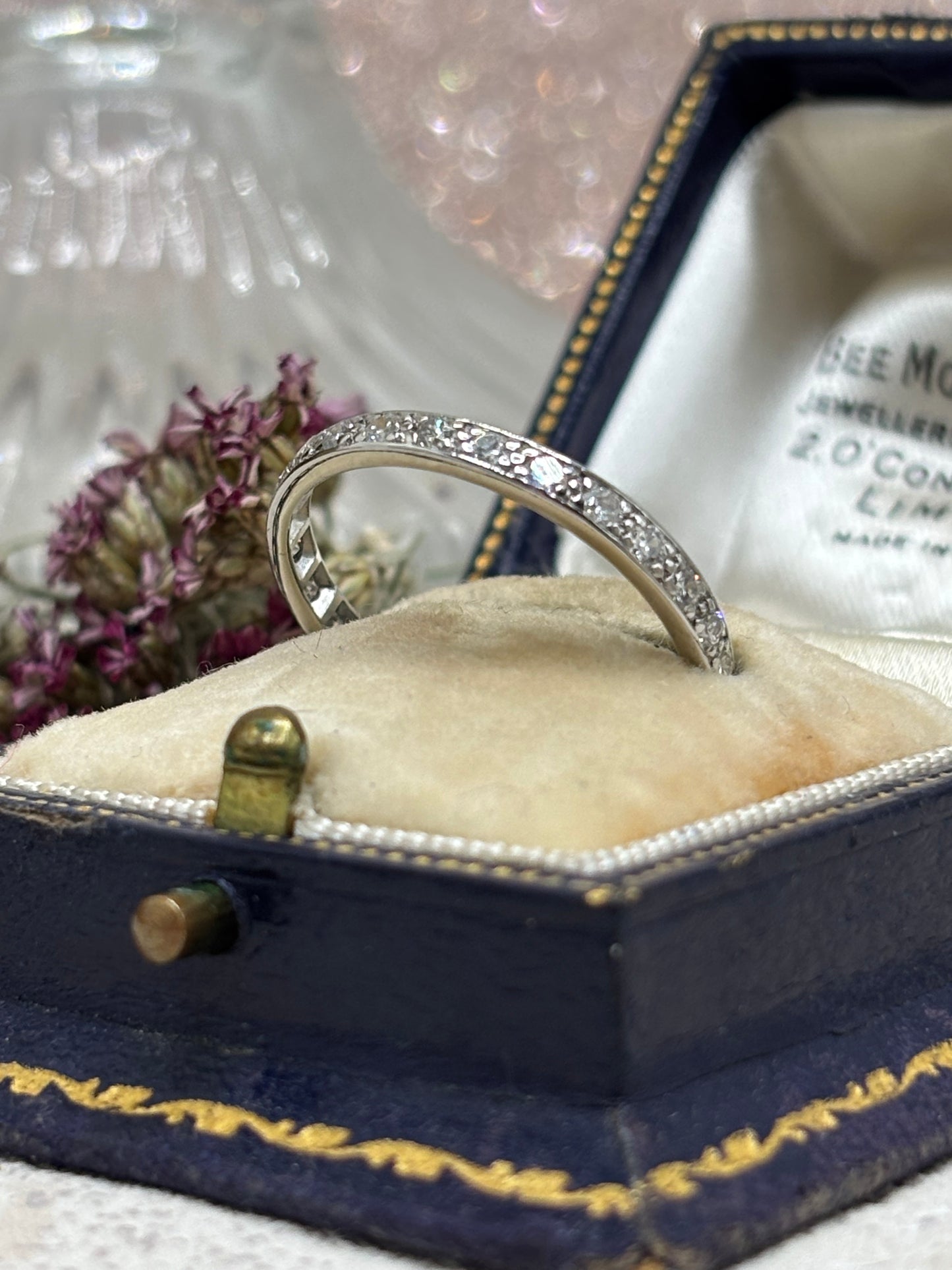 Vintage 18ct White Gold Full Diamond Eternity Ring
