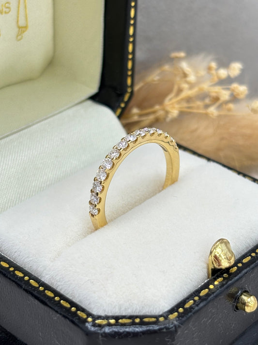 18ct Yellow Gold Diamond Eternity Ring - 0.50ct