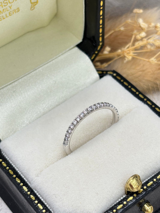 Platinum Diamond Eternity Ring - 0.25ct