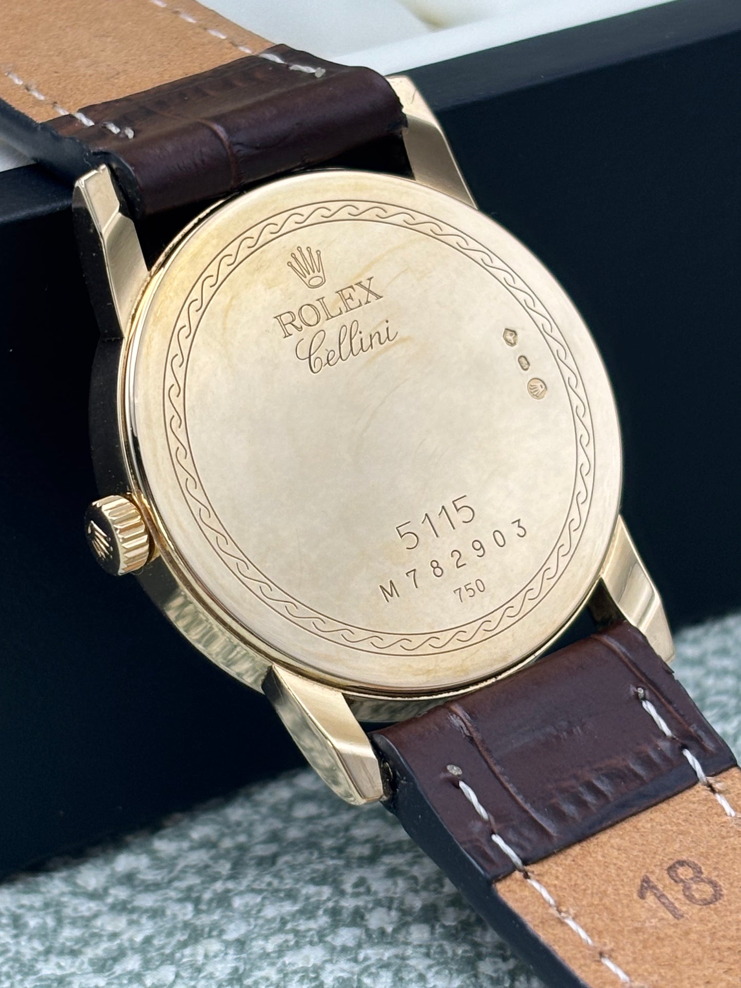 Rolex Watch Cellini 18ct Gold 5115/8 IN STOCK
