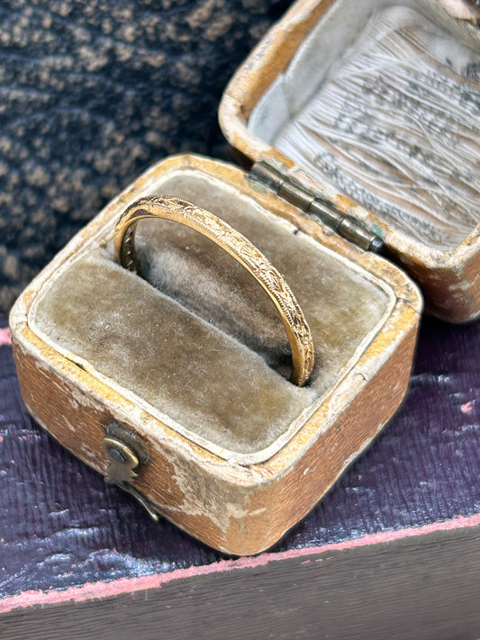 Antique 22ct Wedding Ring 1963