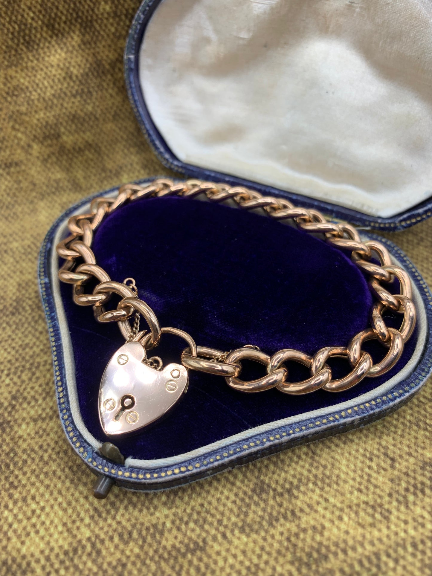 Antique 9ct Rose Gold Bracelet