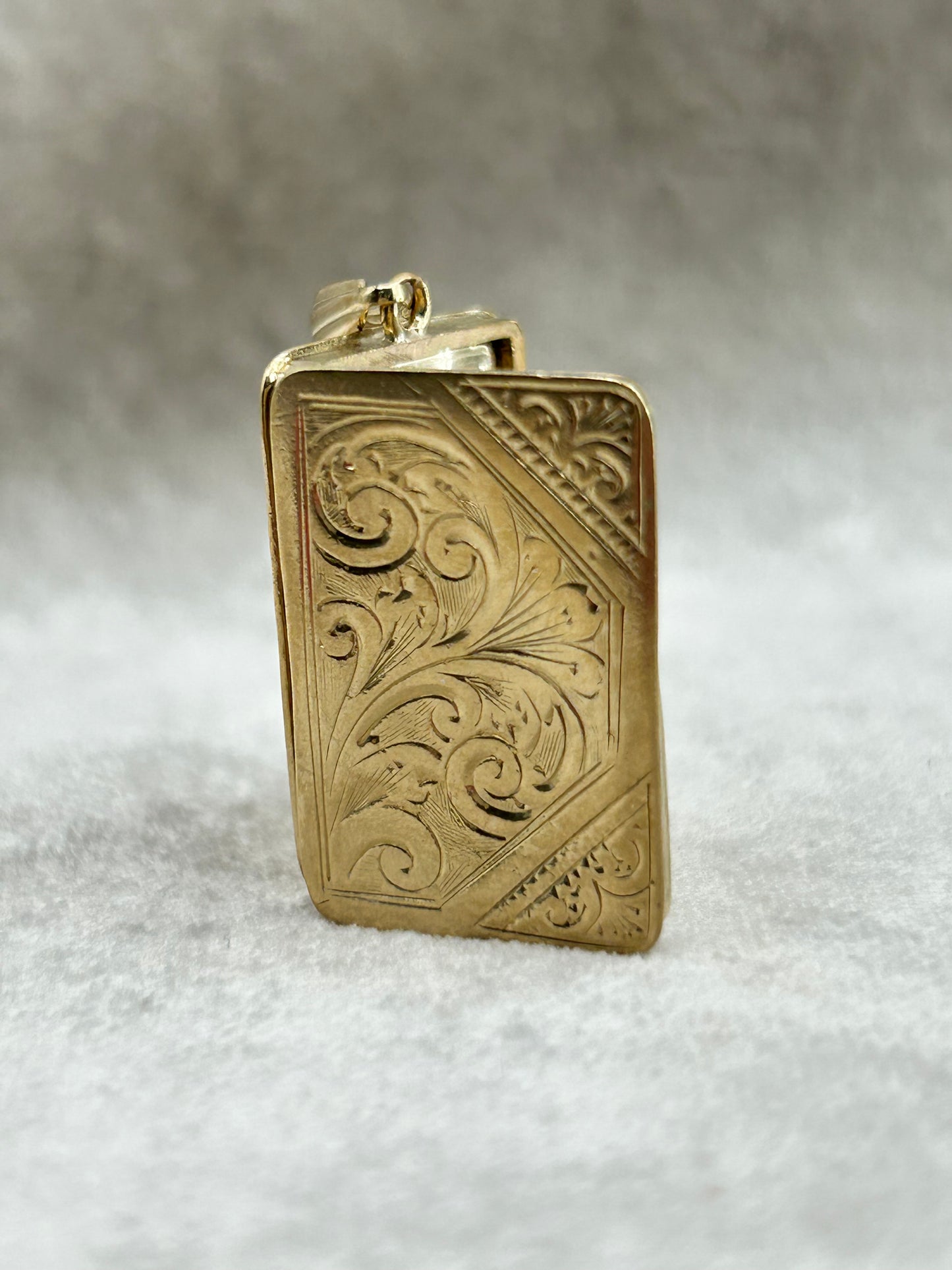 Vintage Gold Charm Book Locket