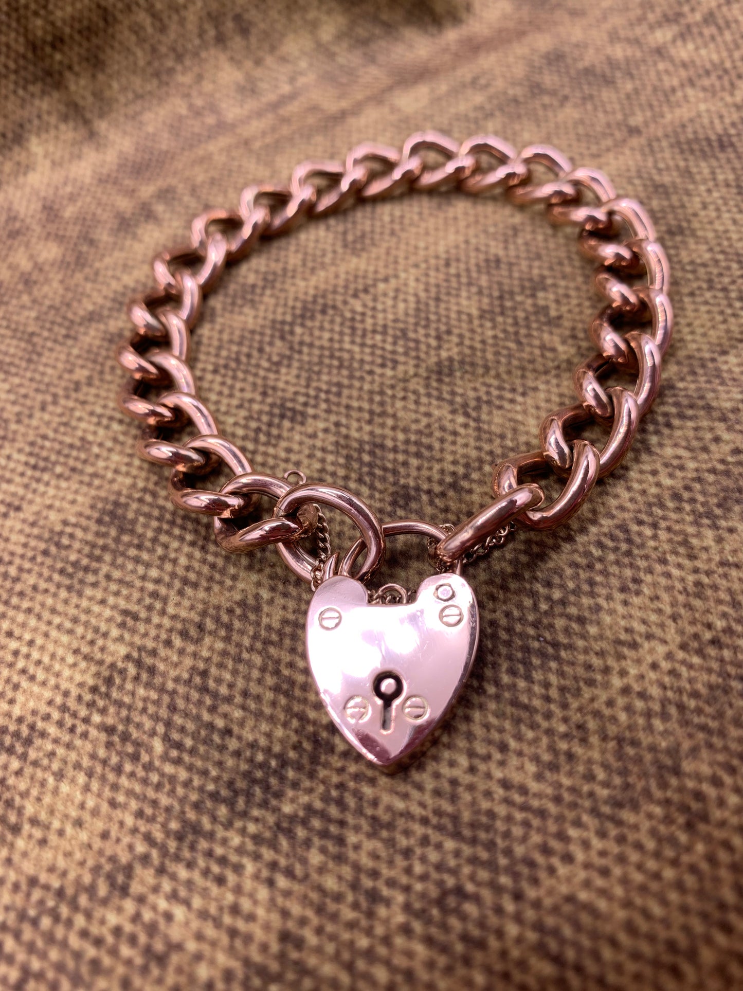 Antique 9ct Rose Gold Bracelet