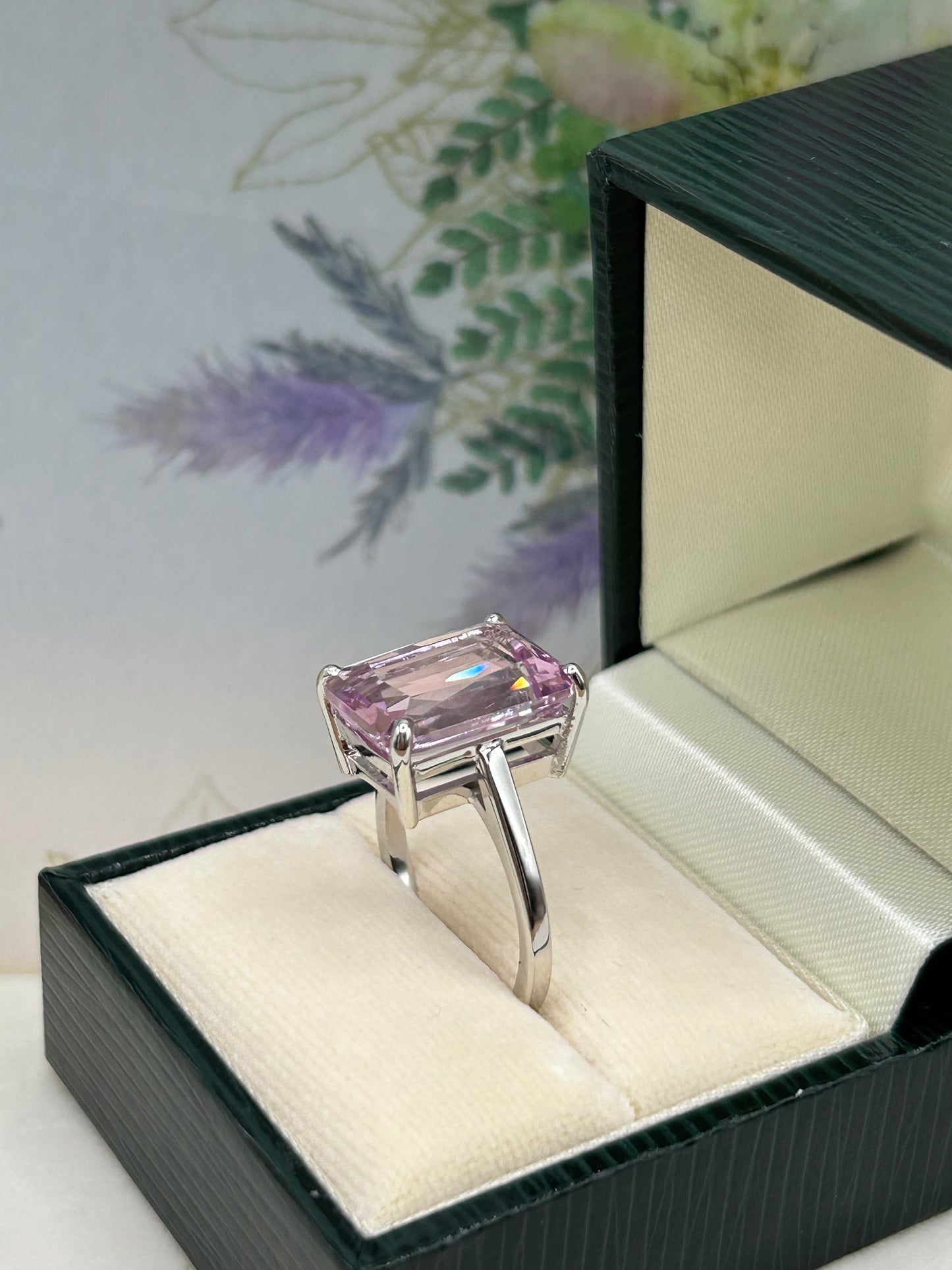 Kunzite Statement Ring
