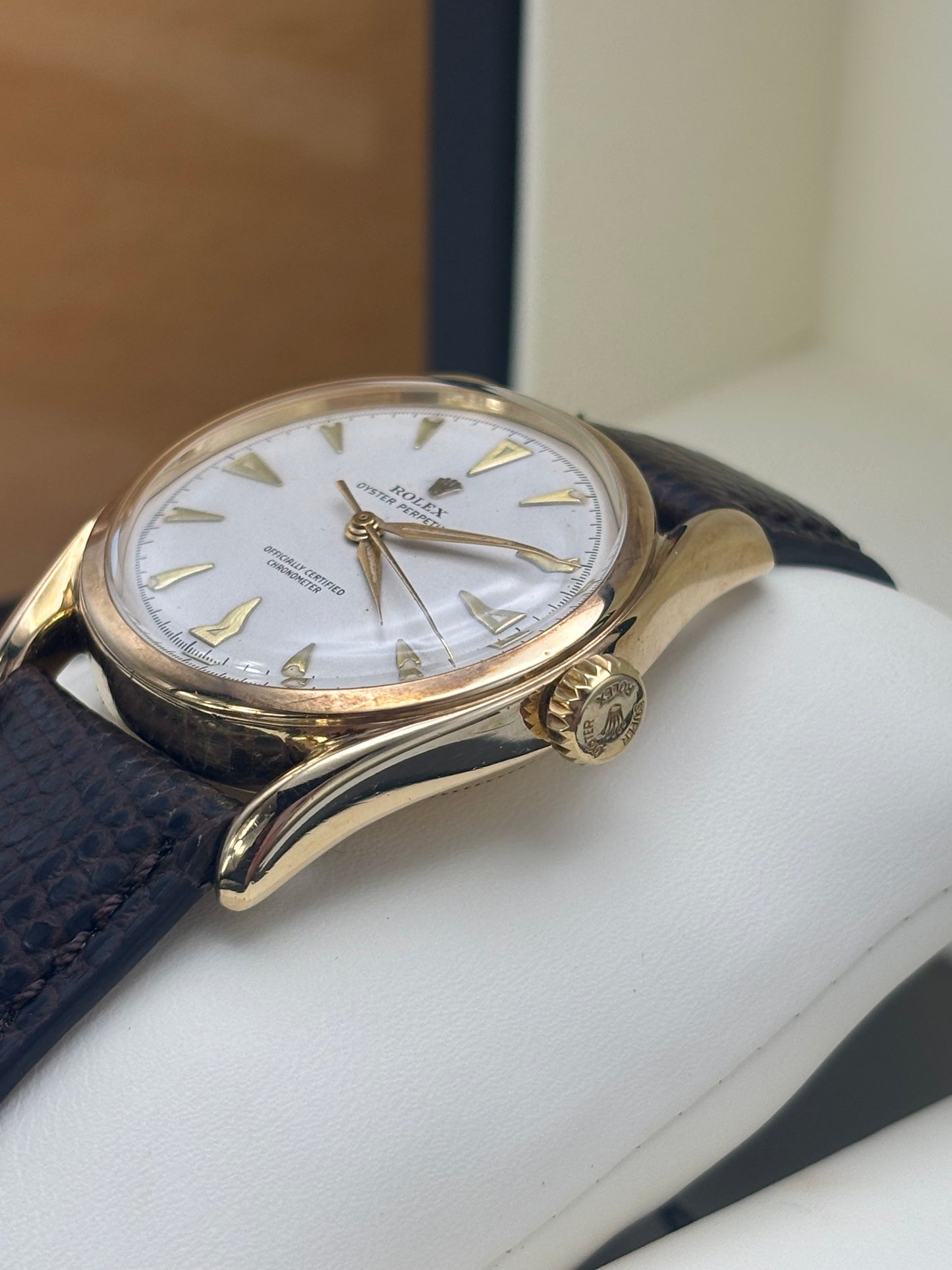 Rolex Oyster Bombay Vintage 14ct Gold 6090 IN STOCK