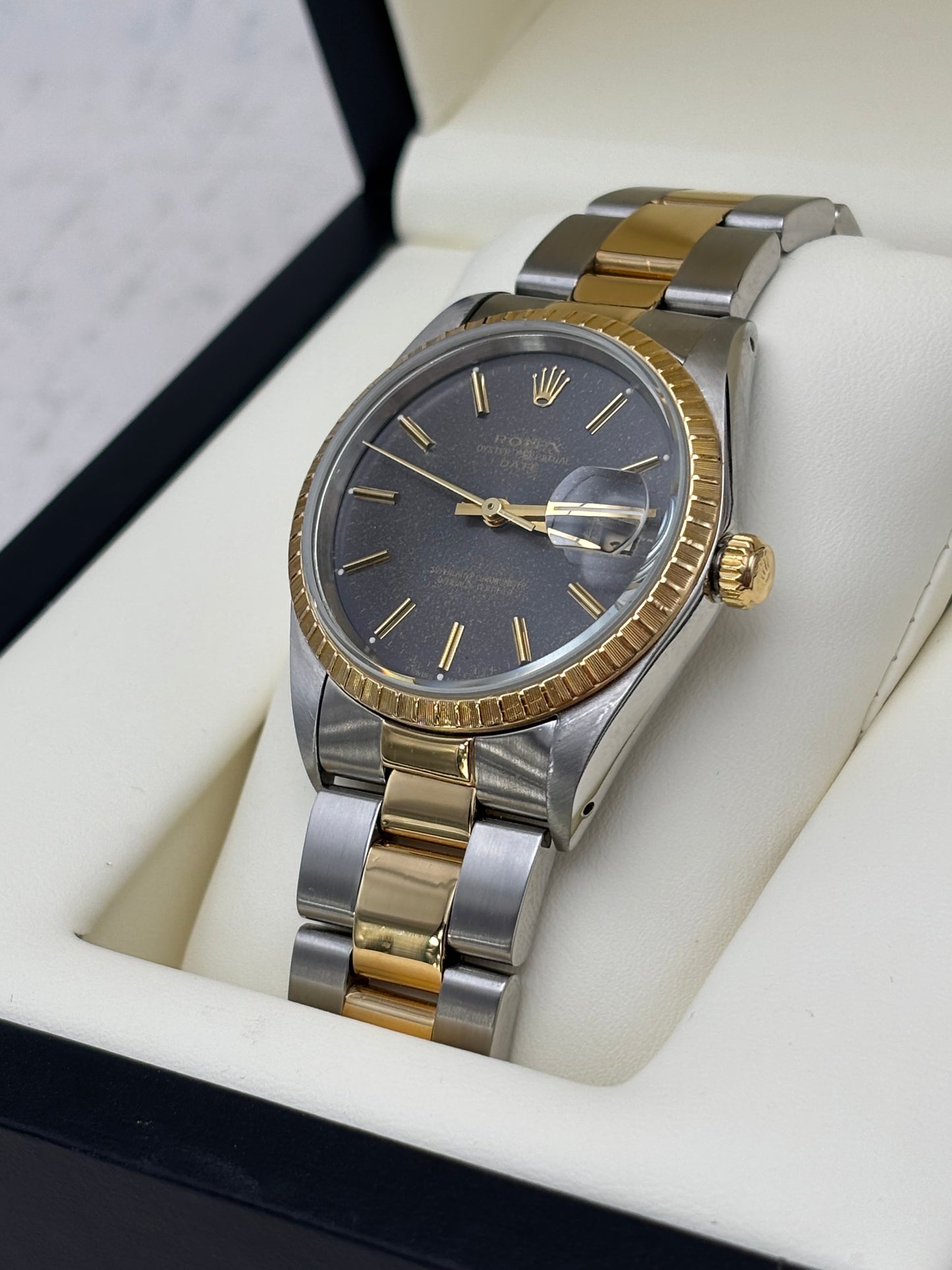 Rolex Oyster Perpetual Date Steel & Gold 15223  IN STOCK