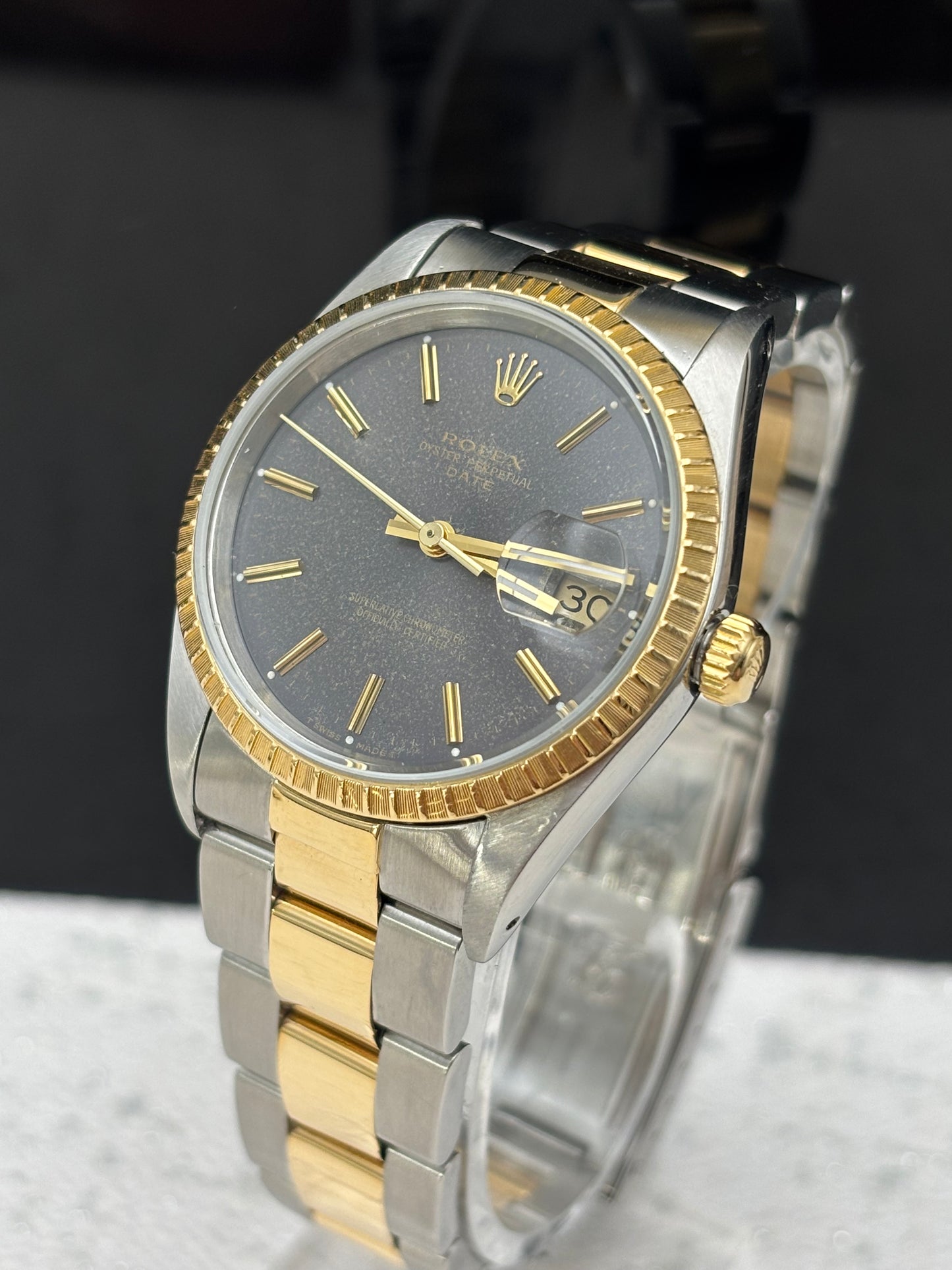 Rolex Oyster Perpetual Date Steel & Gold 15223  IN STOCK