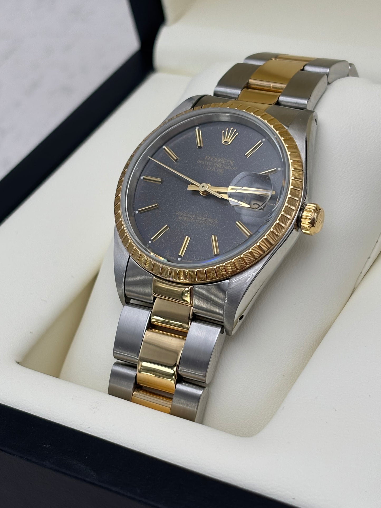Rolex Oyster Perpetual Date Steel & Gold 15223  IN STOCK