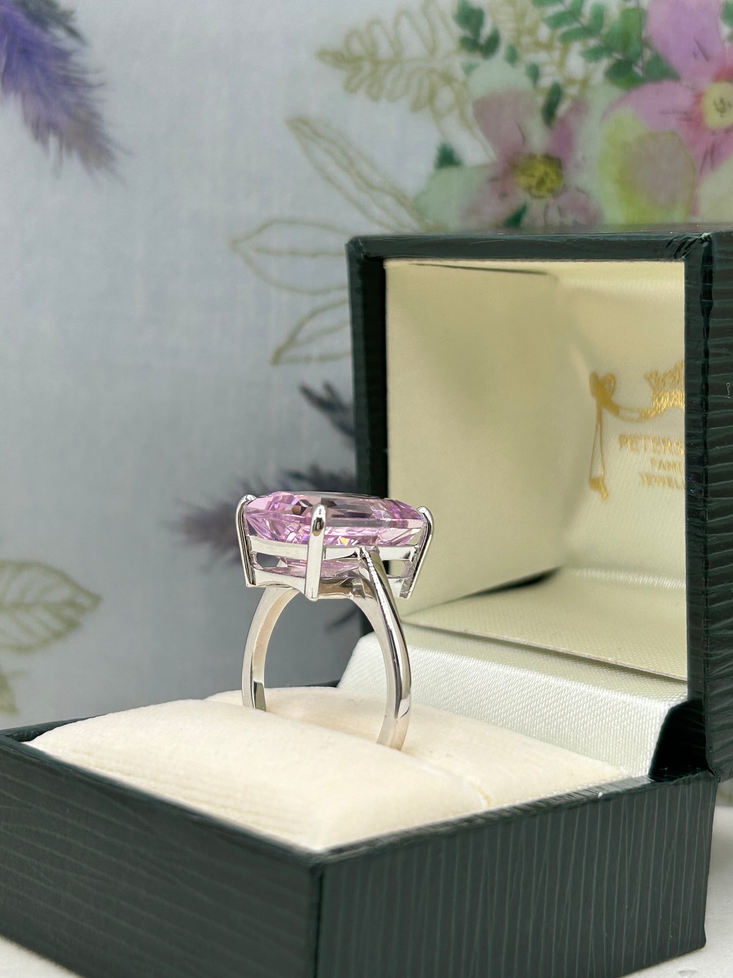 Kunzite Statement Ring