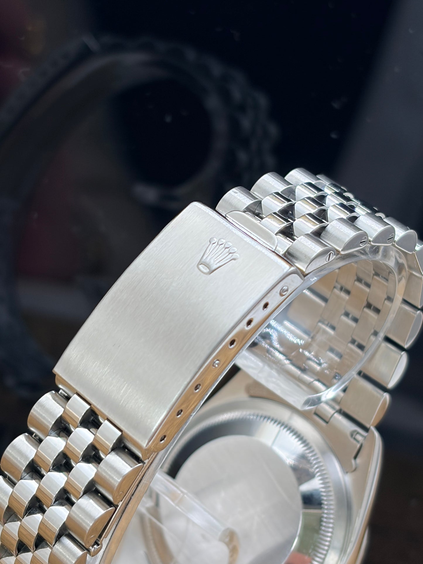 Rolex Datejust  Stainless-Steel Ref. 16220 Blue Dial
