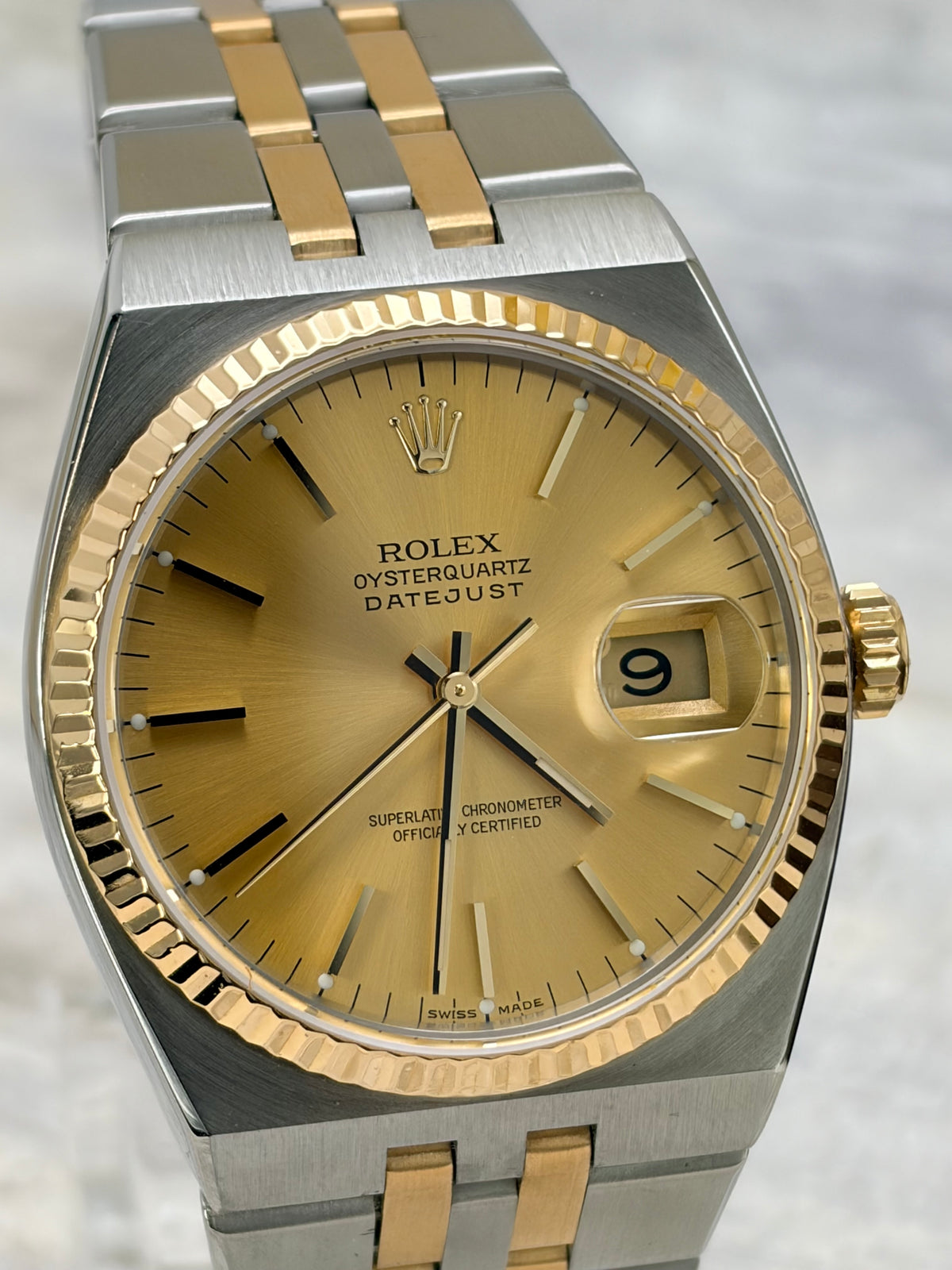 Rolex OysterQuartz Datejust Bi-Metal
