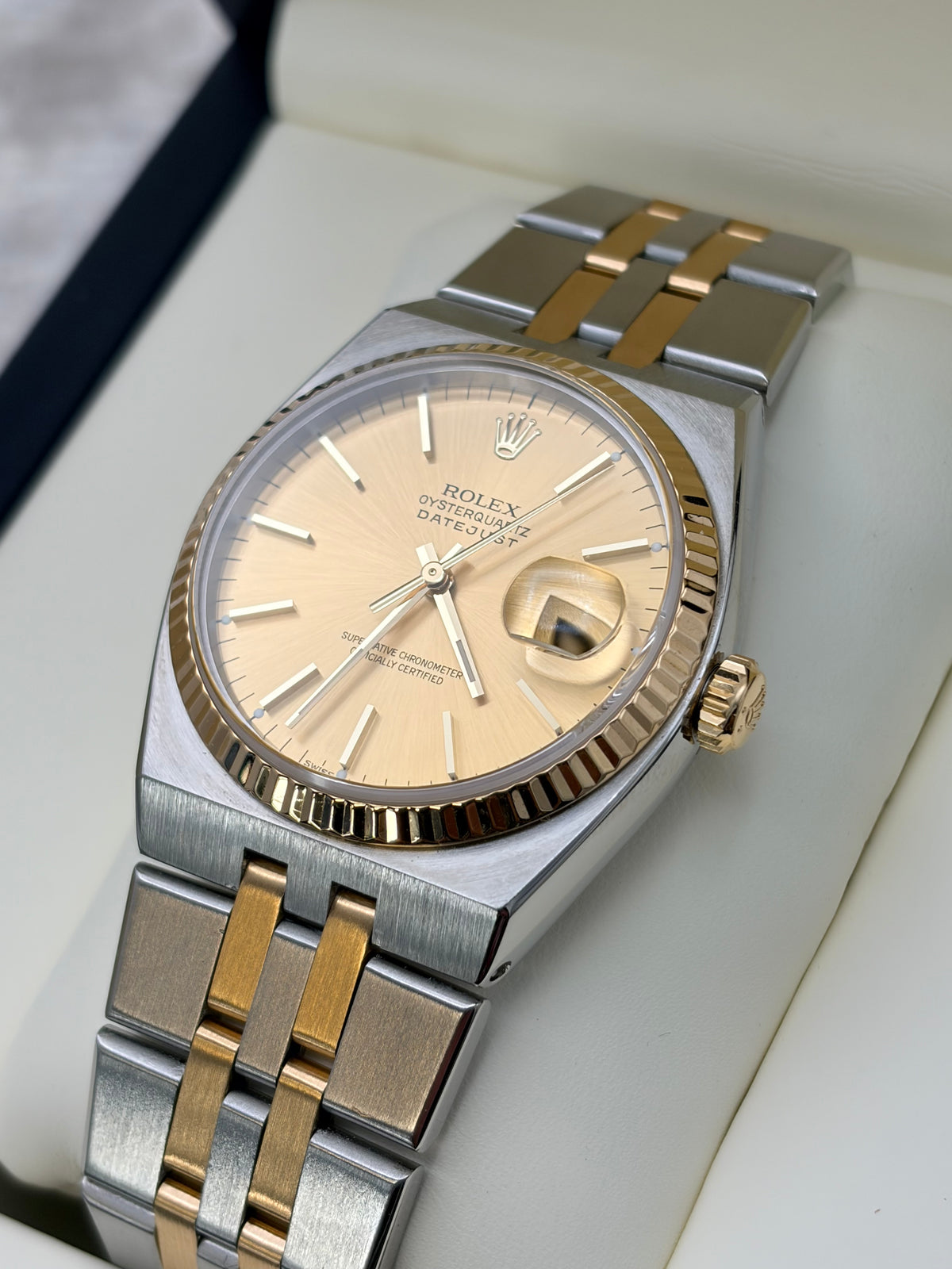 Rolex OysterQuartz Datejust Bi-Metal