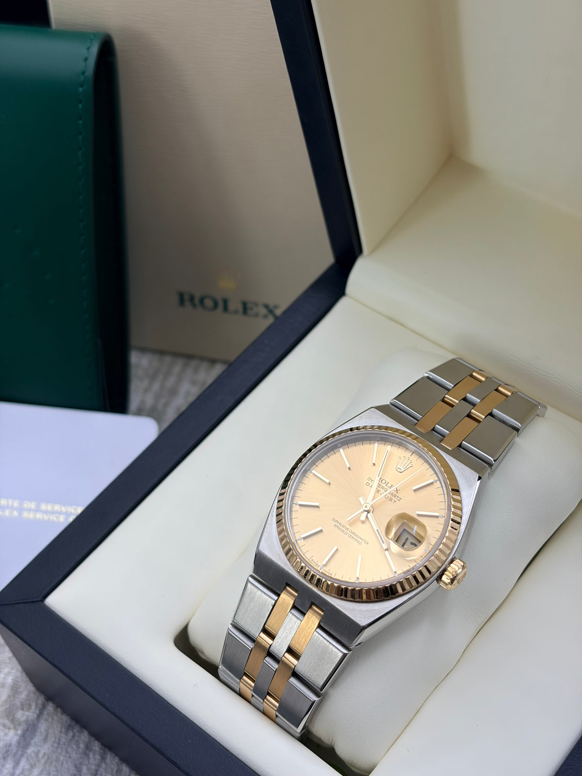 Rolex OysterQuartz Datejust Bi-Metal
