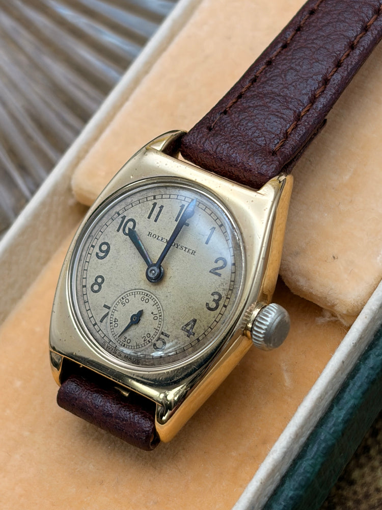 Rolex Oyster Ladies Wristwatch, Antique 9ct Gold