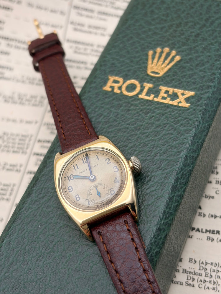 Rolex Oyster Ladies Wristwatch, Antique 9ct Gold