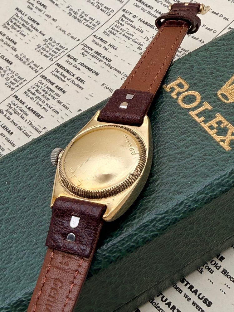 Rolex Oyster Ladies Wristwatch, Antique 9ct Gold