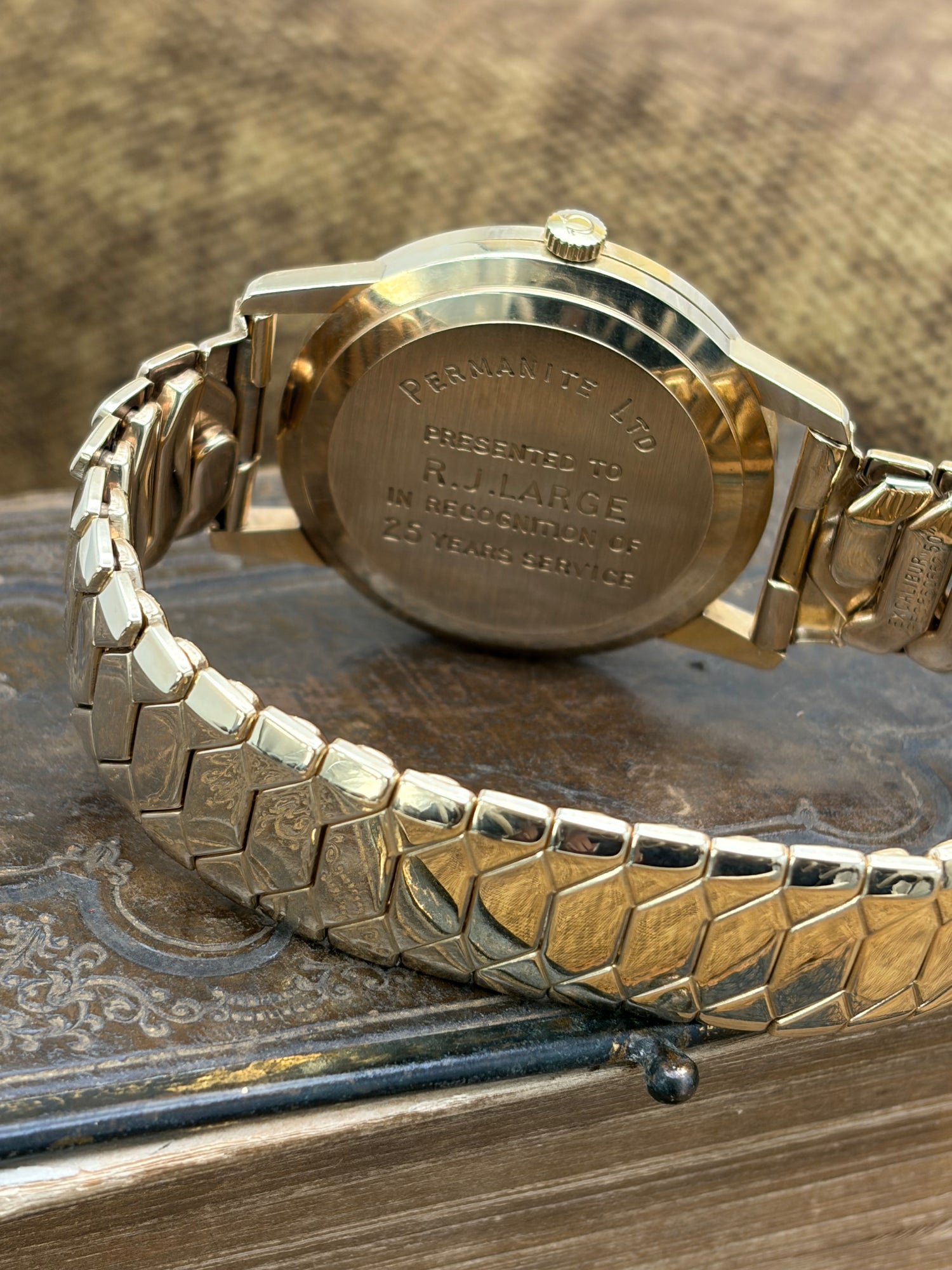 Omega Genève Automatic Gentleman’s Wristwatch, Vintage 9ct Yellow Gold