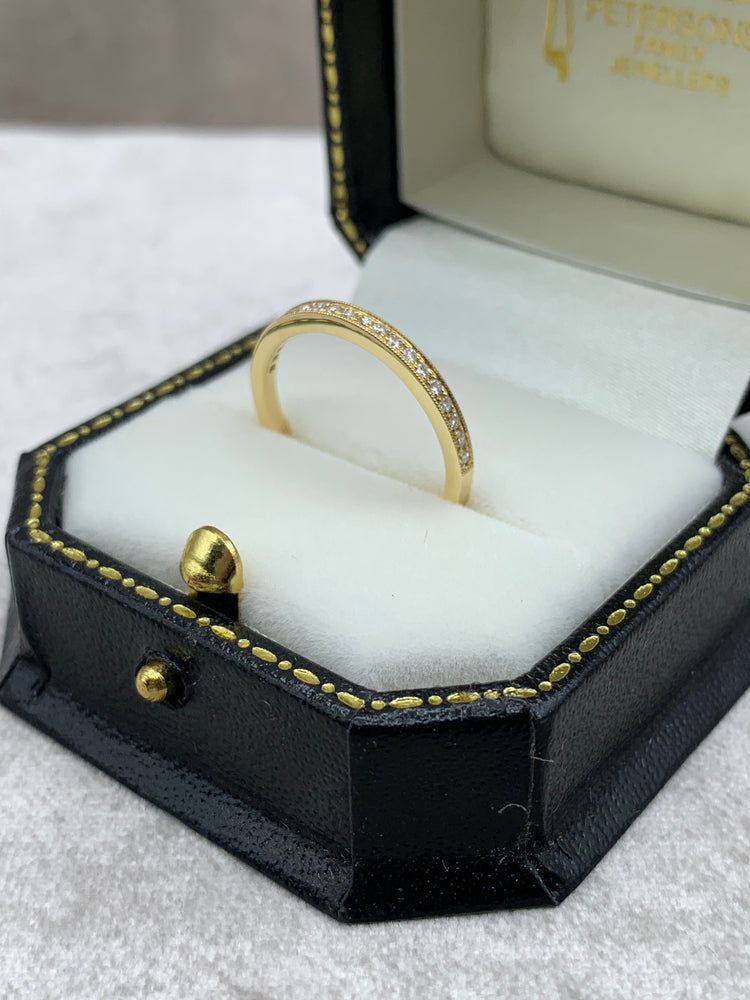 18ct Yellow Gold Diamond Eternity Ring