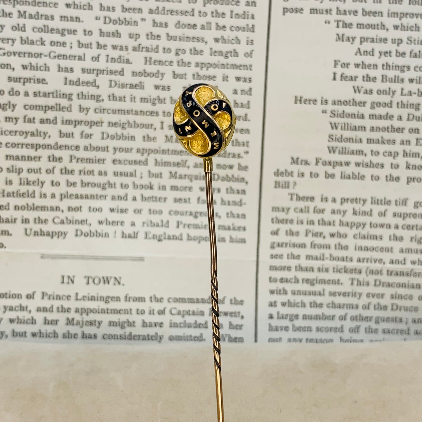 Antique Mourning Pin