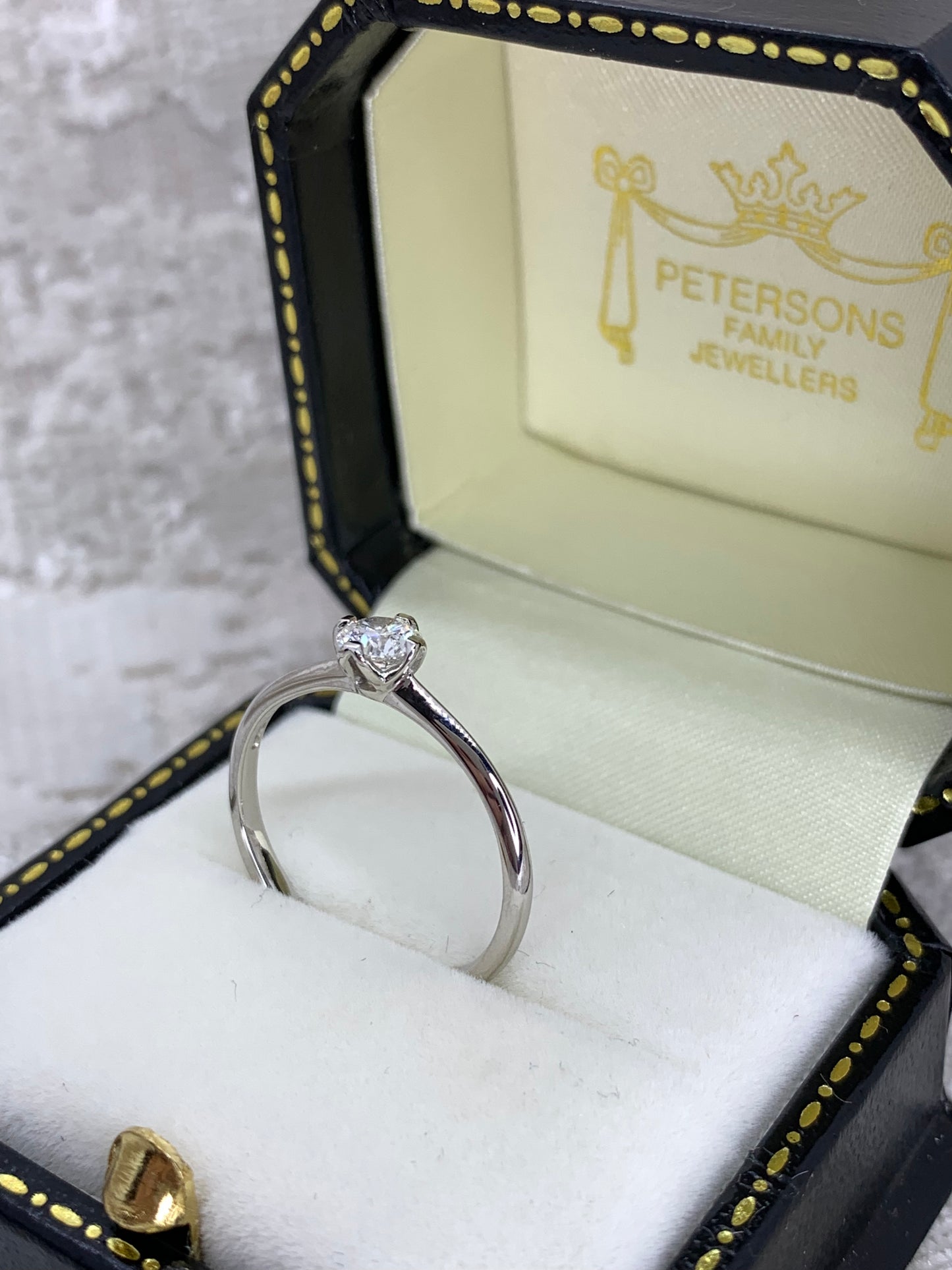 Platinum Diamond Solitaire Ring - Engagement Ring